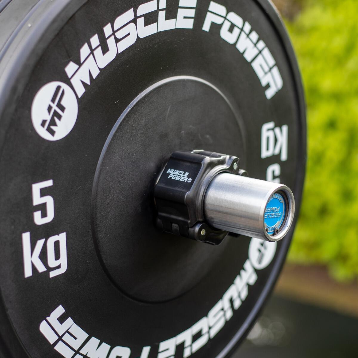 Muscle Power MP3026 Ol High black Bumper plate 5 kg 4/7