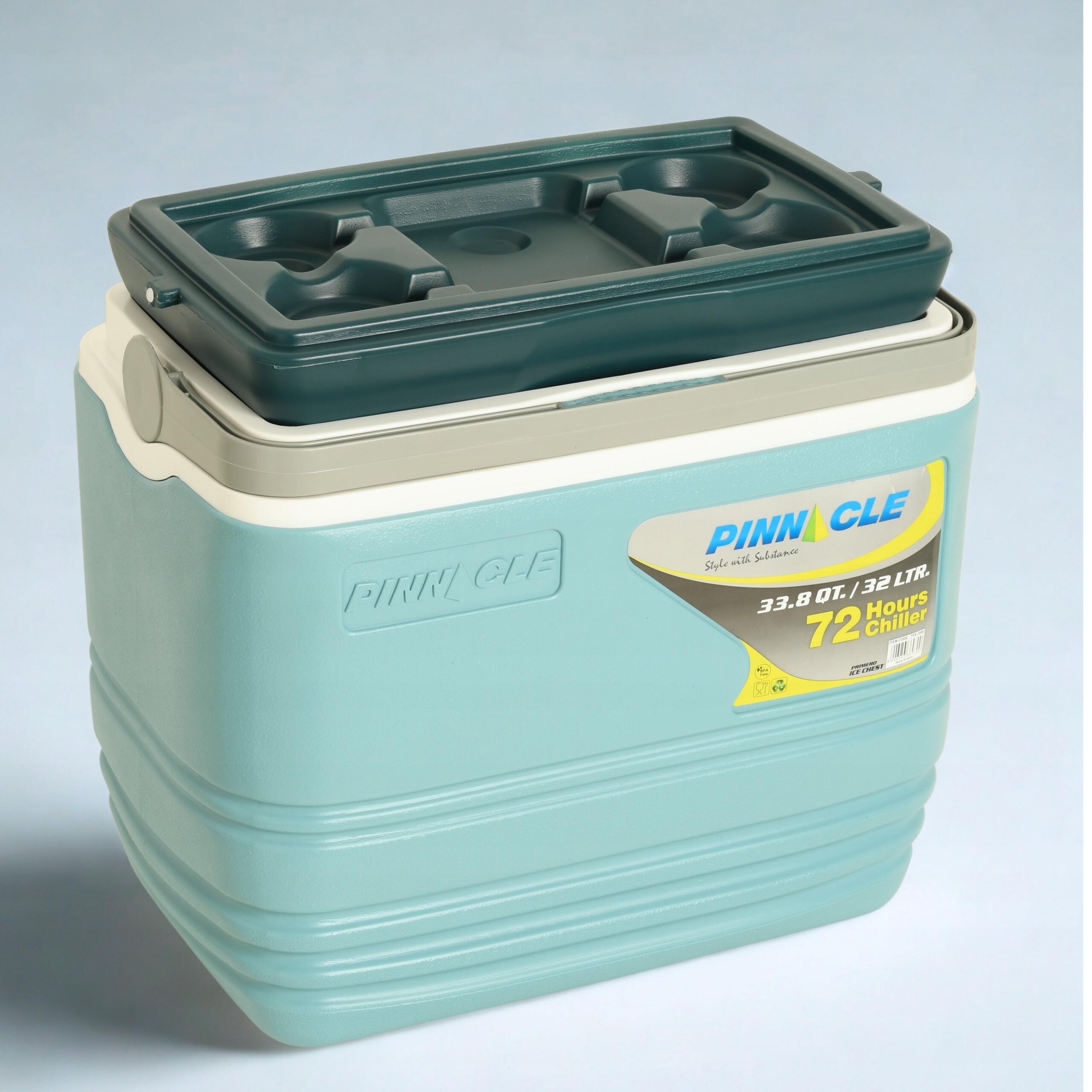 Lodówka Turystyczna na wkłady PINNACLE TPX7000 32L Błękitna + 2 wkłady 1L 5/7