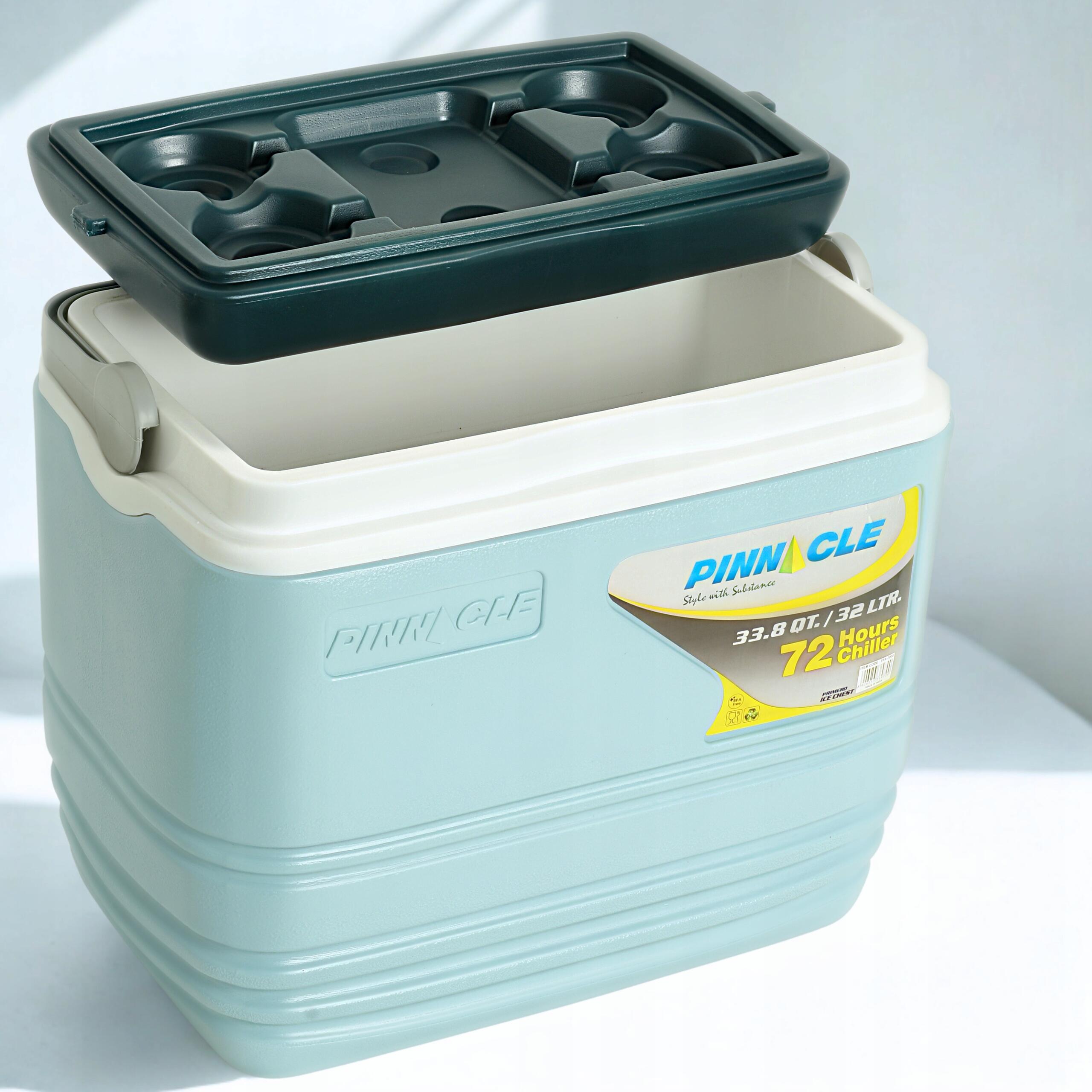 Lodówka Turystyczna na wkłady PINNACLE TPX7000 32L Błękitna + 2 wkłady 1L 4/7