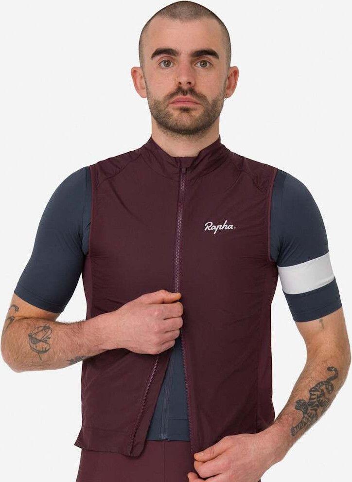 Chaleco Rapha Core Hombre Marrón Blanco 3/6