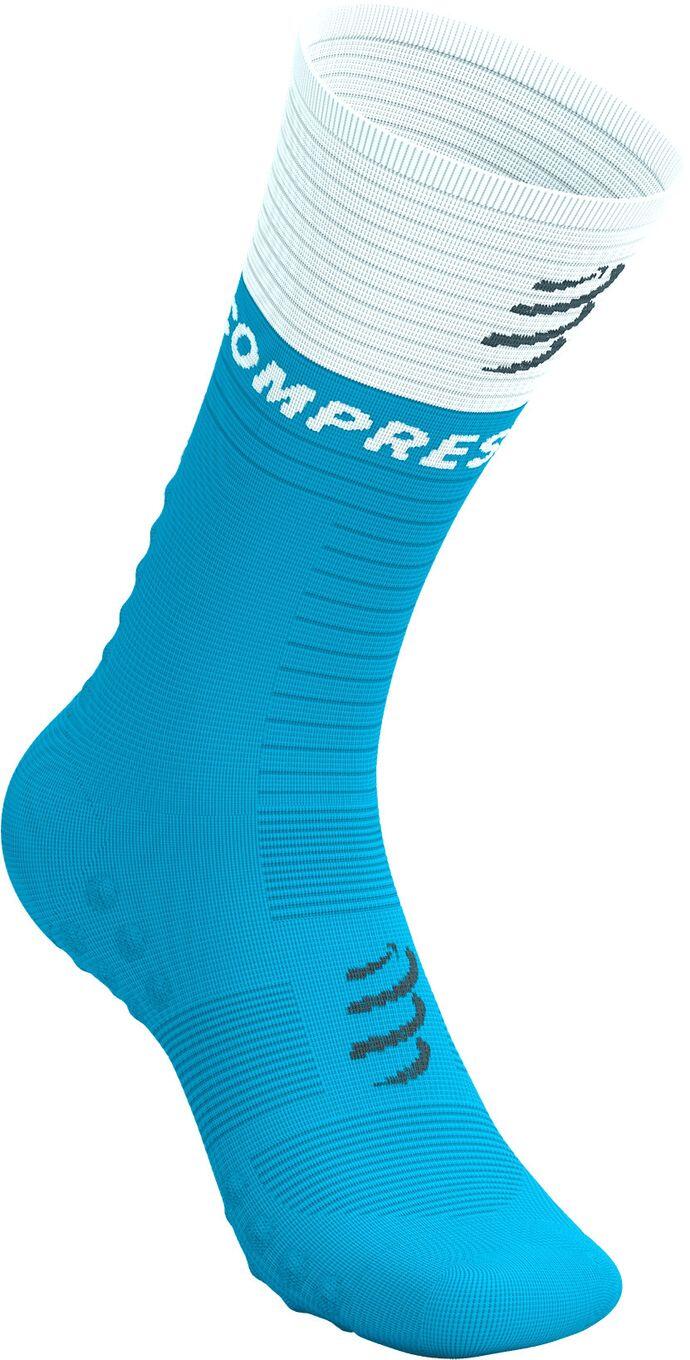 Chaussettes Compressport Mid Compression V2.0 Bleu/Blanc 2/7