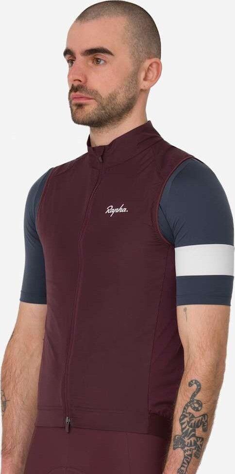 Chaleco Rapha Core Hombre Marrón Blanco 4/6