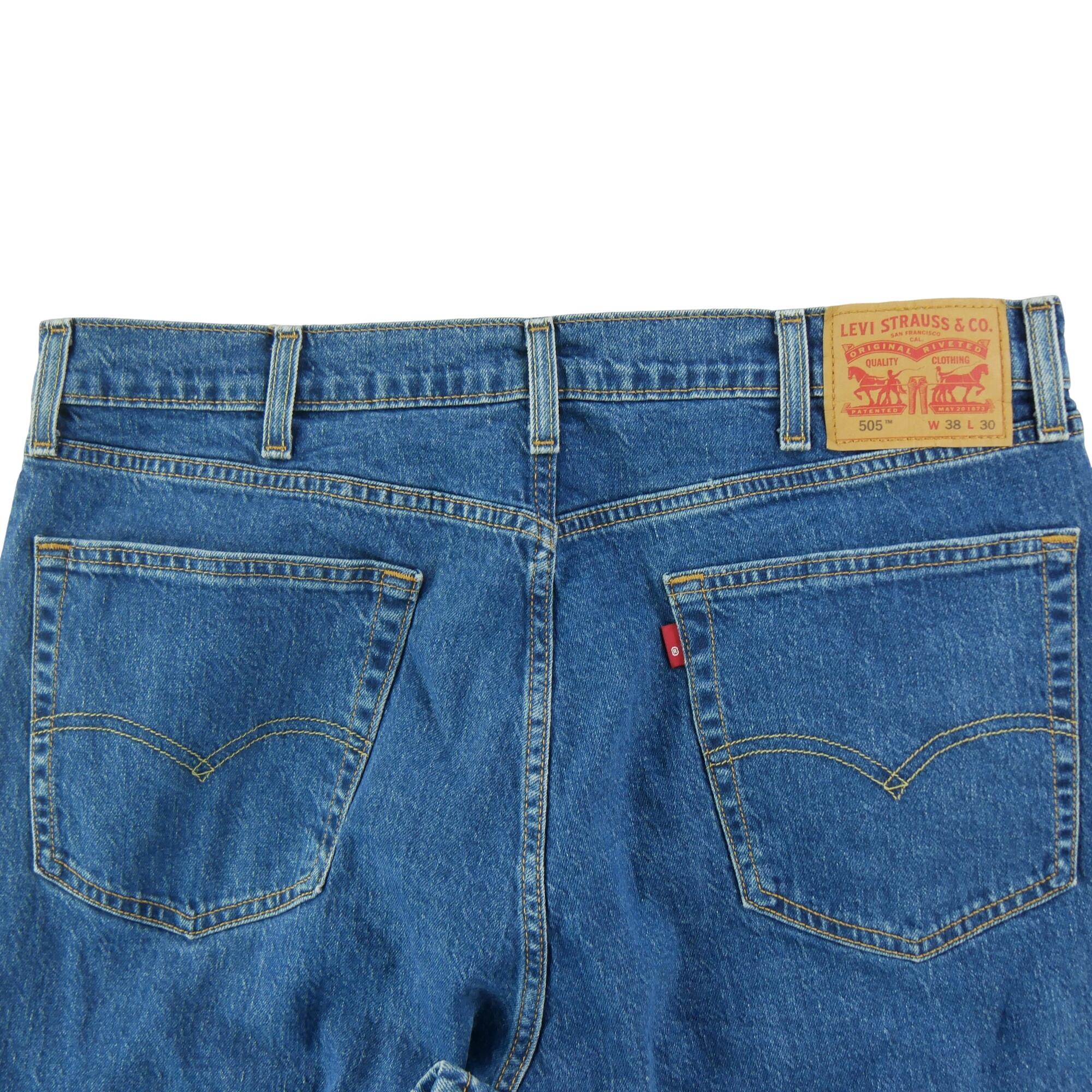 Levi Strauss spodnie jeansowe męskie 505 Regular 4/7