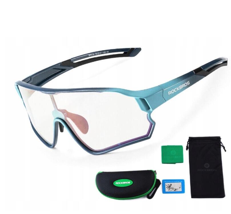Okulary sportowe dziecięce Rockbros 14110009005 z fotochromem 3/5
