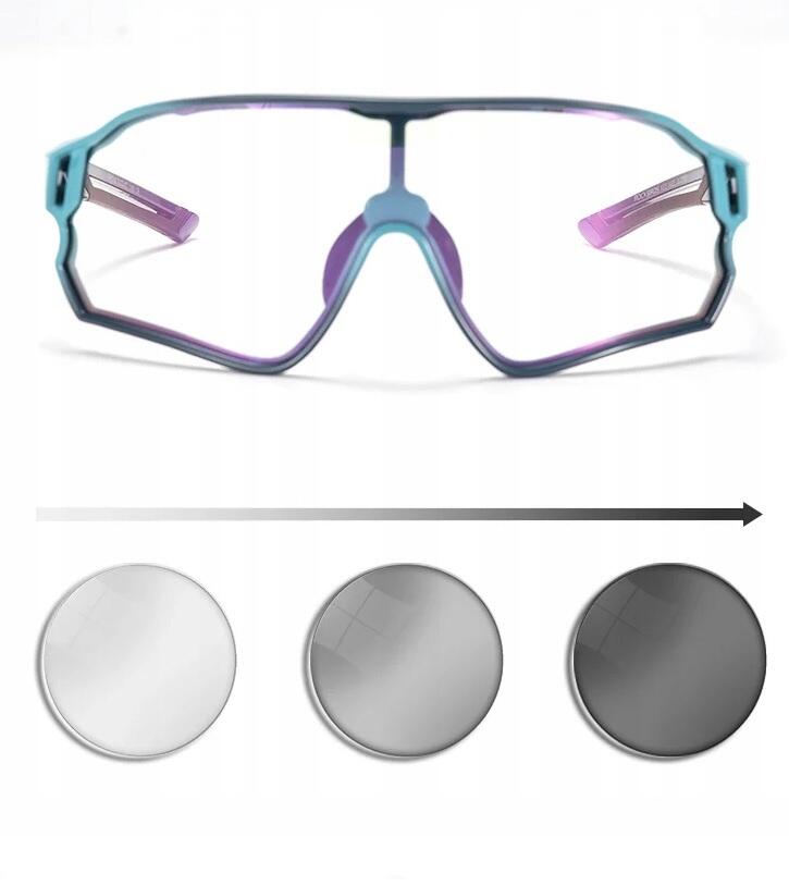 Okulary sportowe dziecięce Rockbros 14110009005 z fotochromem 4/5