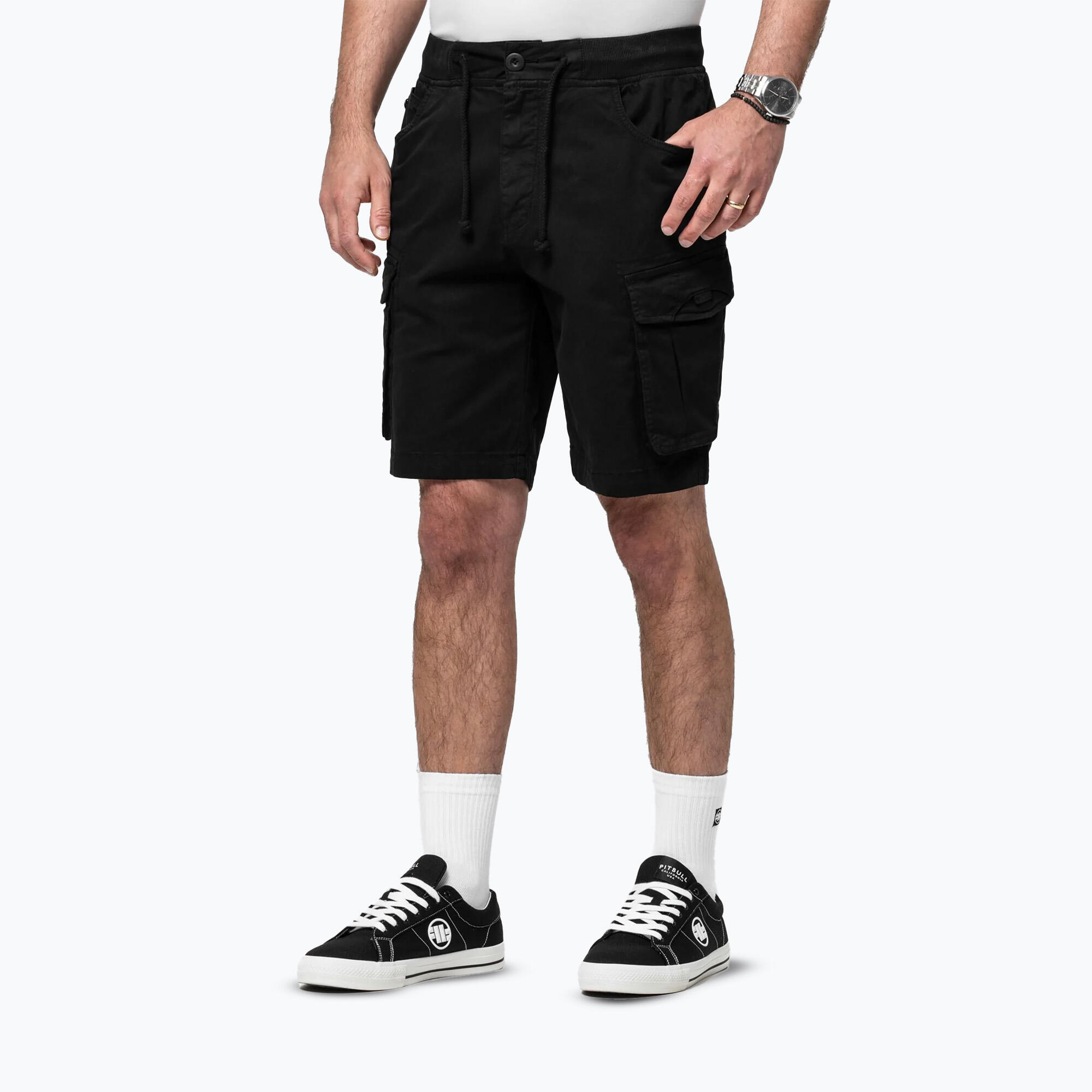 Spodenki męskie Pitbull Proctor Drawstring Cargo 3/4