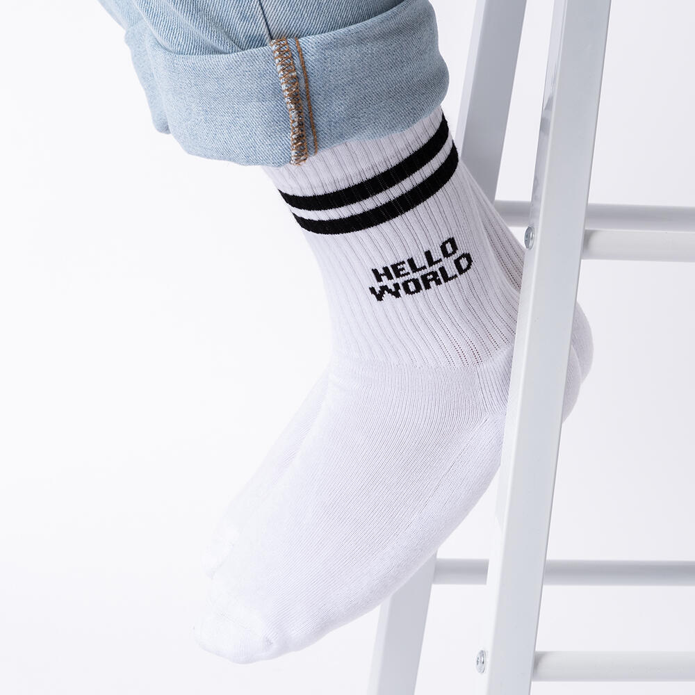 Herren Statement Tennis Socken 3er Pack (Modell: William) Maths 39-42 4/6