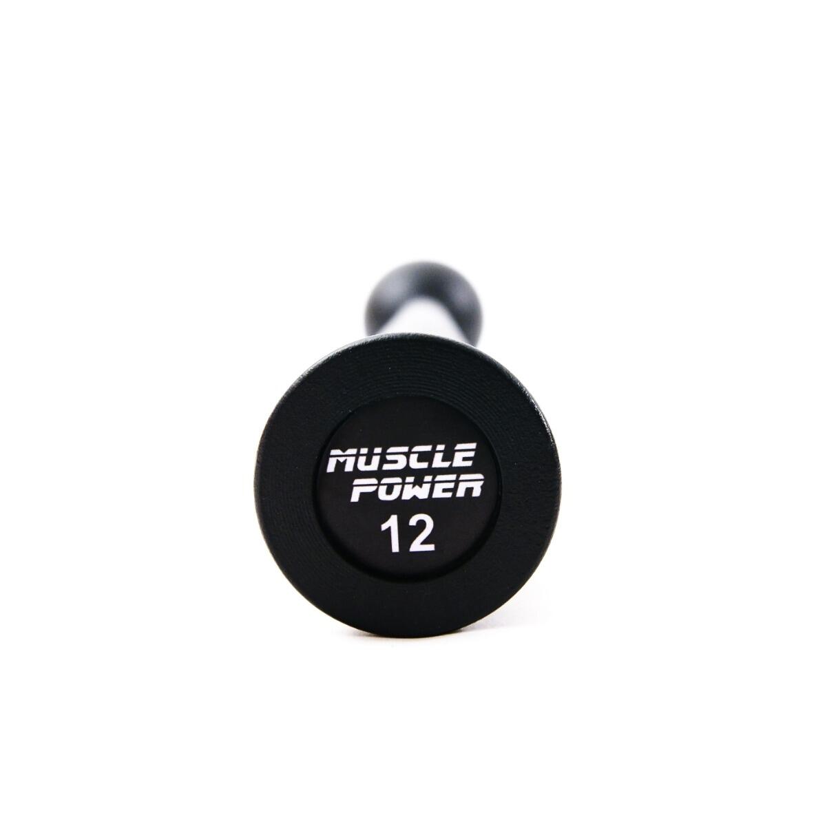 Muscle Power Macebell kleur: zwart 10 kg 3/6