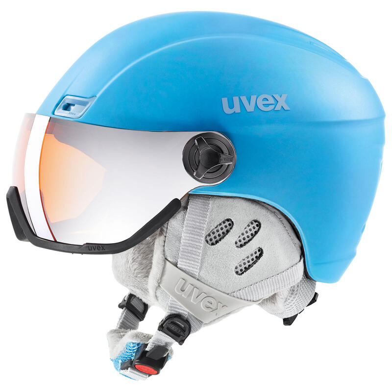 Kask narciarski Uvex Hlmt 400 visor style z szybką