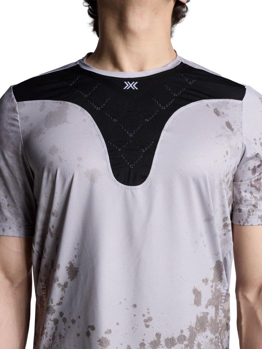 Maglia a maniche corte X-Bionic Corefusion Run beige/nera da uomo 3/7
