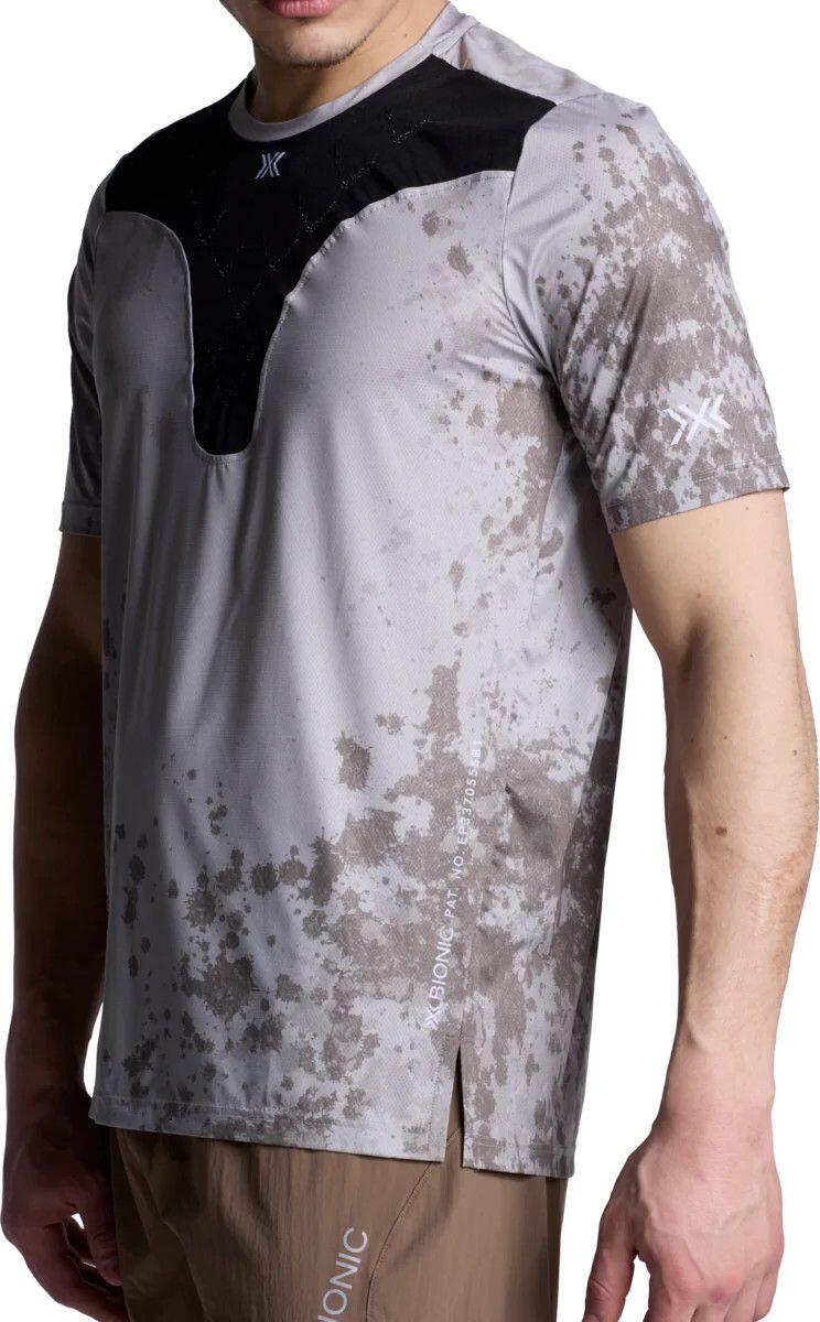 Maglia a maniche corte X-Bionic Corefusion Run beige/nera da uomo 2/7