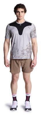 Maglia a maniche corte X-Bionic Corefusion Run beige/nera da uomo 7/7