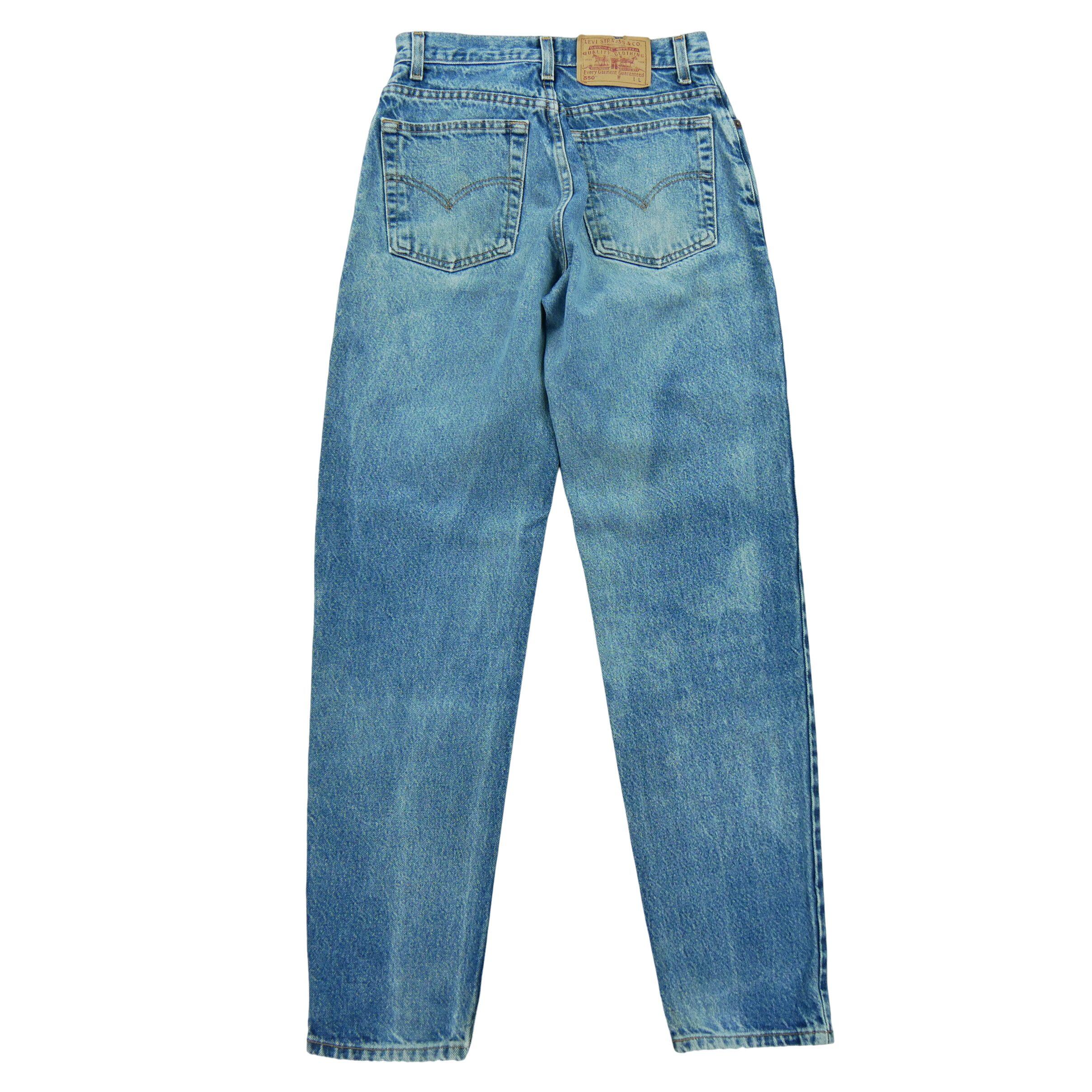 Jeans dritti blu Levi's 550 da donna 2/7