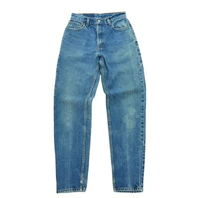 Jeans dritti blu Levi's 550 da donna