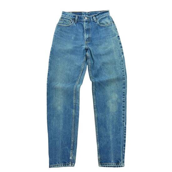 Jeans dritti blu Levi's 550 da donna