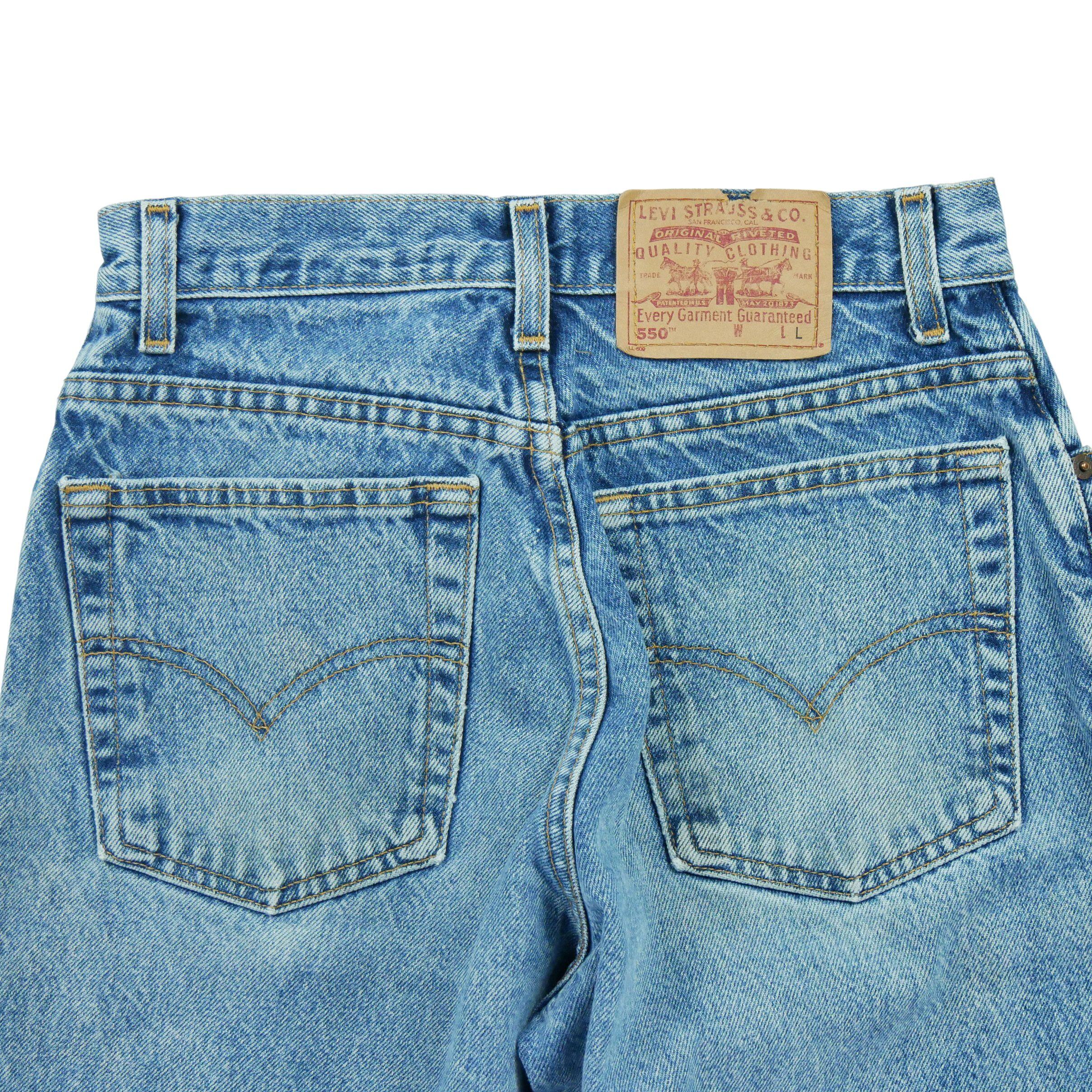 Jeans dritti blu Levi's 550 da donna 4/7