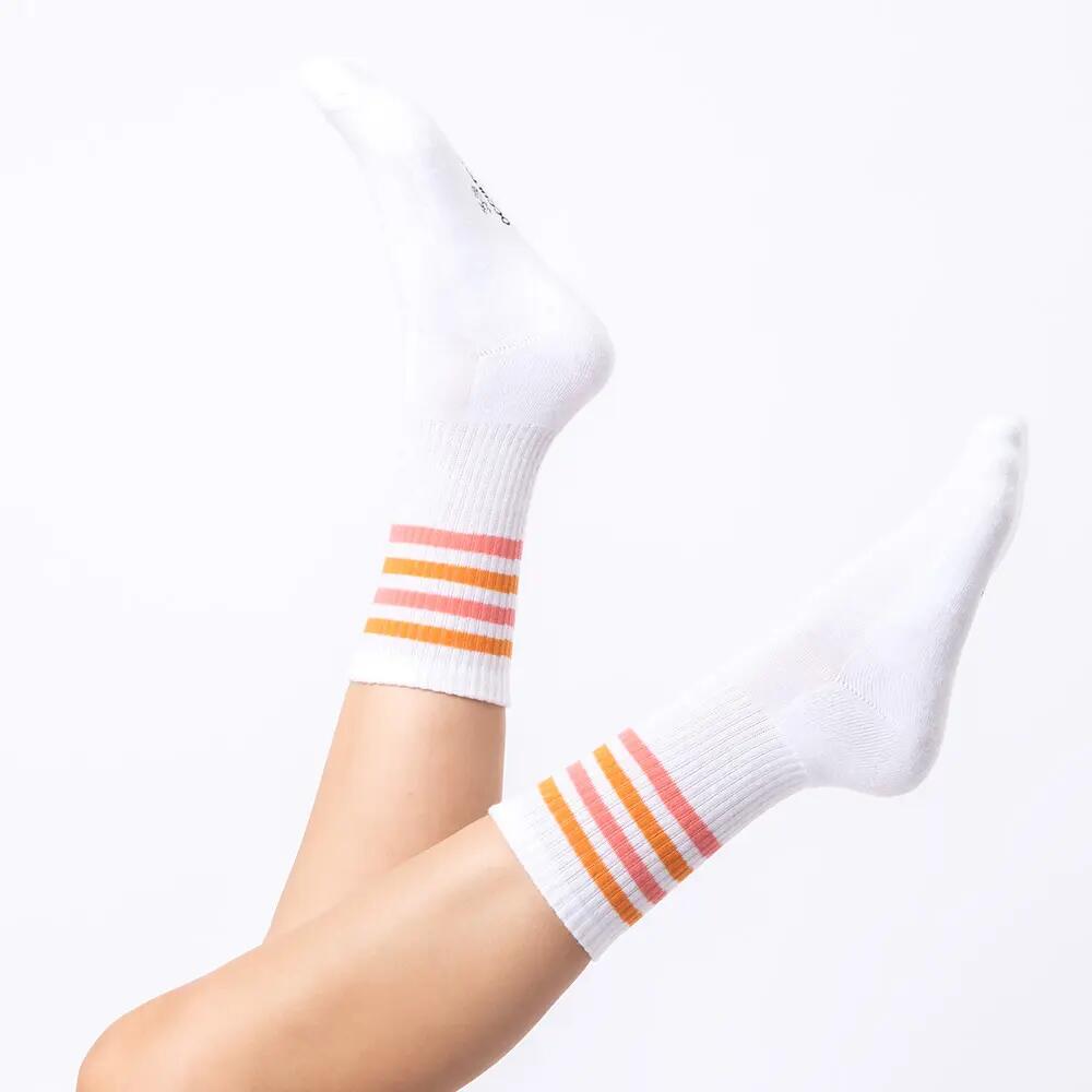 Damen Retro Tennis Socken 6er Pack (Modell: Steffi) 6/9