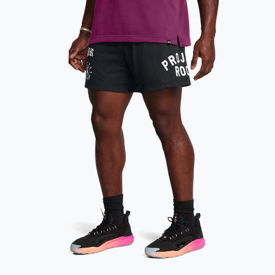 Shorts homme Under Armour Project Rock Terry Badge Of Honor Fleece