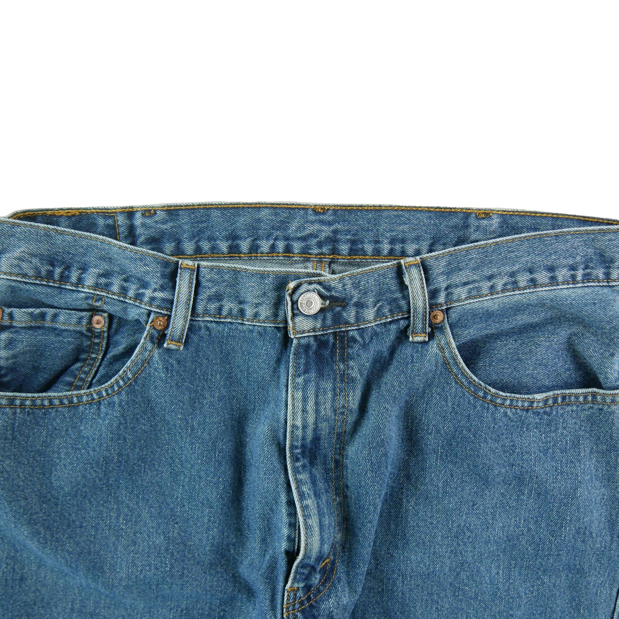 Calça jeans masculina Levi Strauss 550 relaxed fit 3/7