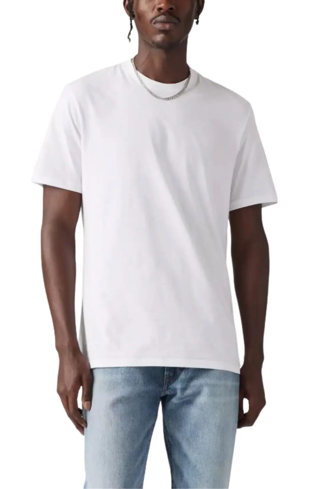 T-shirt - sportswear - Homem - LEVI'S Batwing logo - 100% algodão - White 3/5
