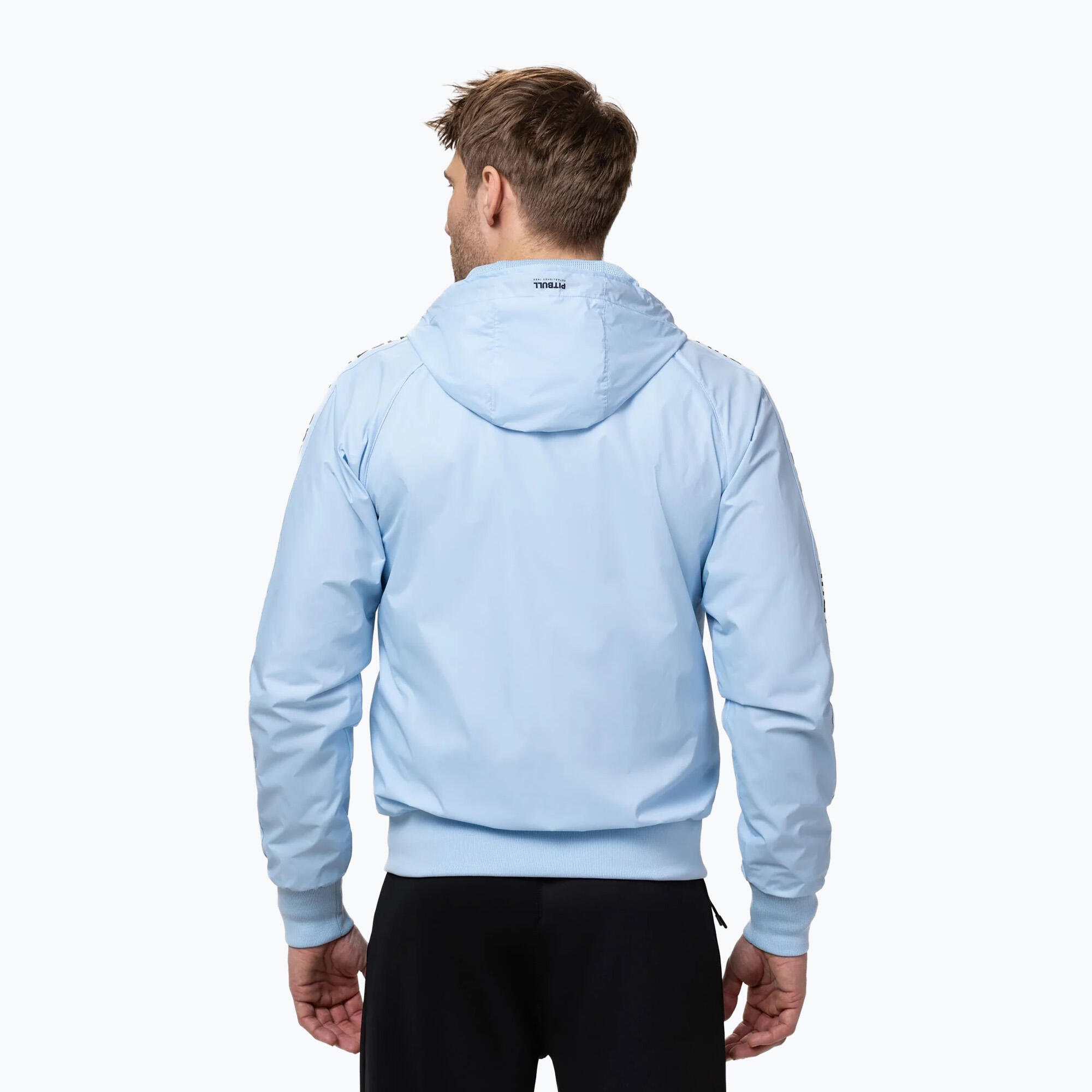 Kurtka męska Pitbull Athletic Tape Nylon Hooded 3/7