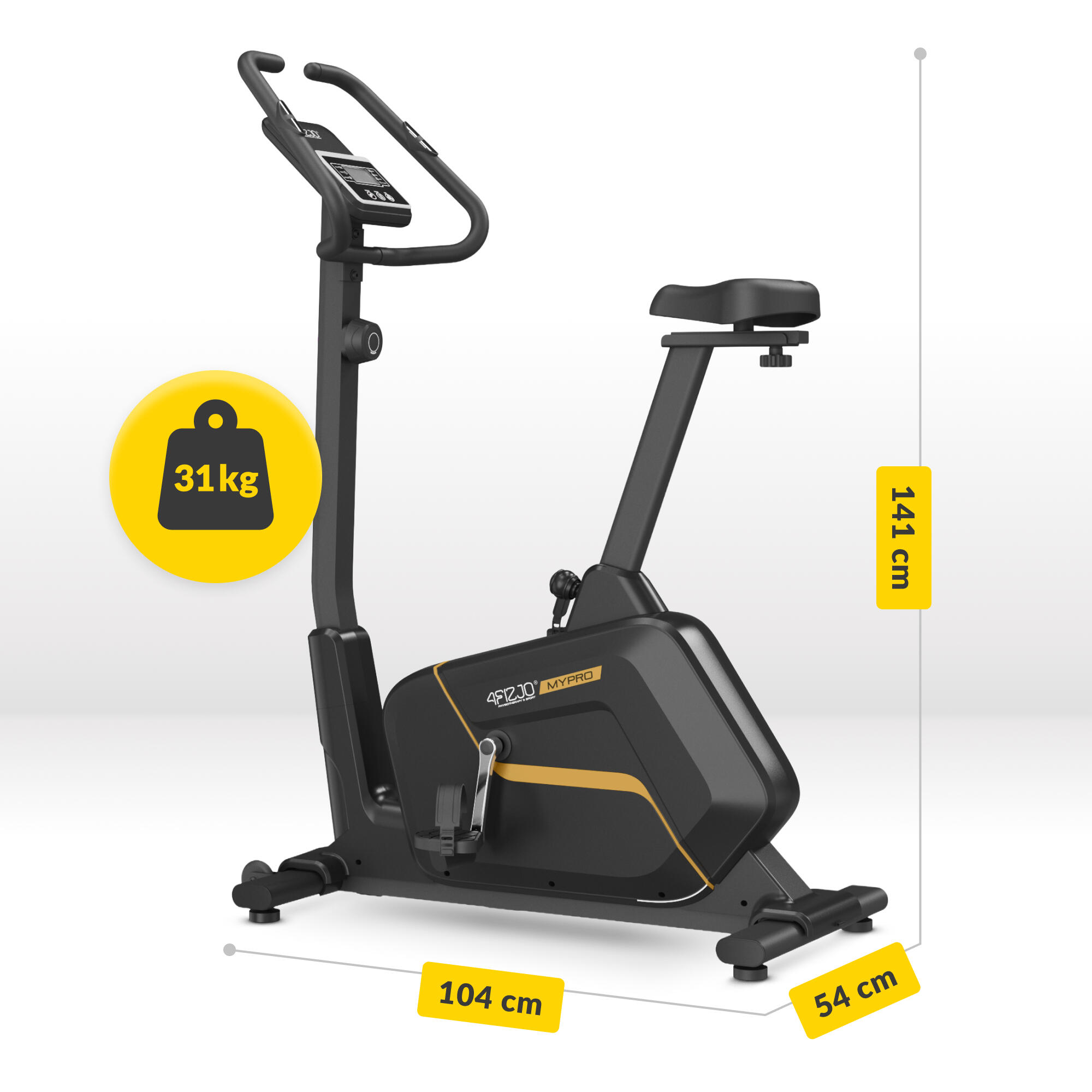 Rower stacjonarny magnetyczny do ćwiczeń w domu MY-PRO 4FIZJO 6/7