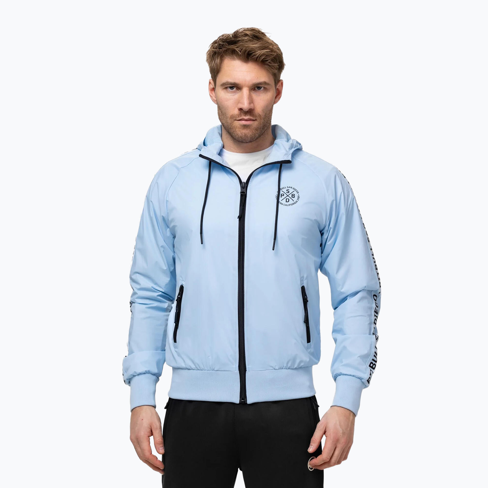 Kurtka męska Pitbull Athletic Tape Nylon Hooded 4/7