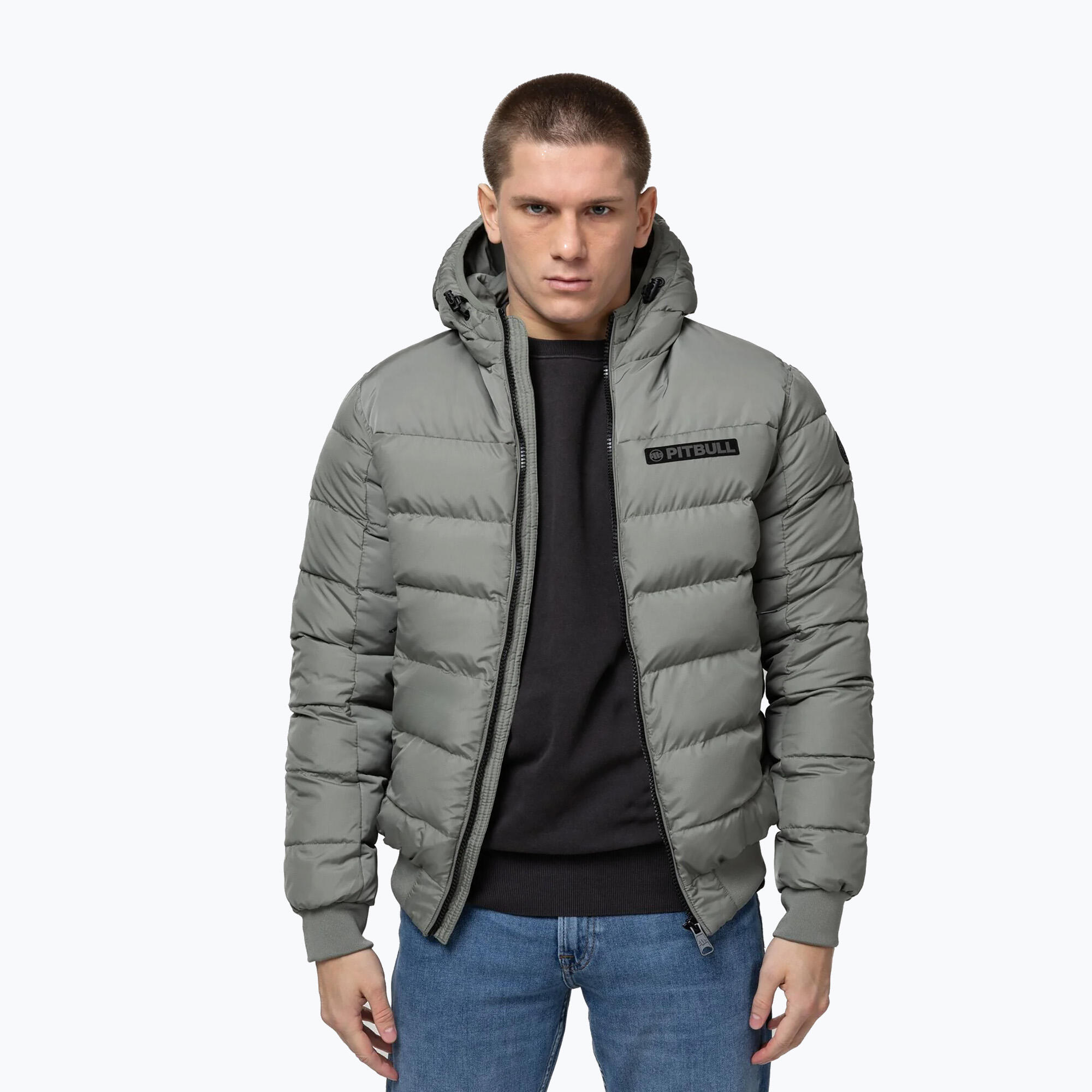 Kurtka zimowa męska Pitbull Dillon Quilted Hooded 5/7
