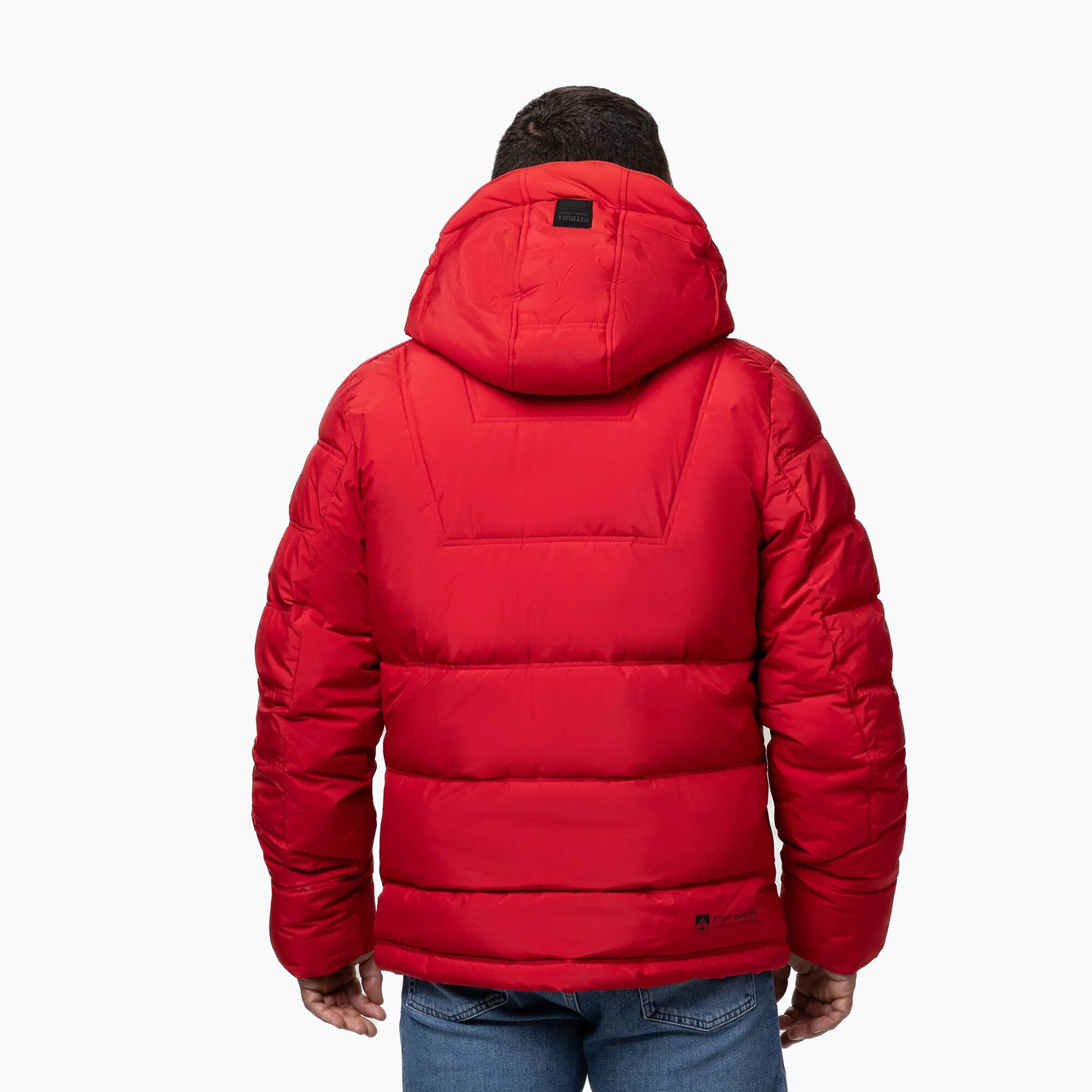 Kurtka zimowa męska Pitbull Piedmont Quilted Hooded 2/7
