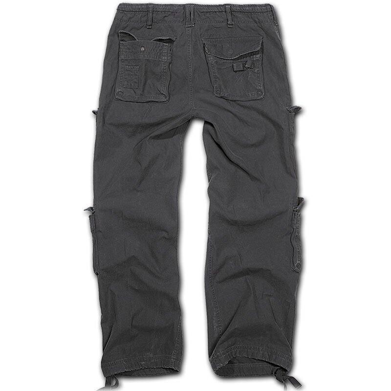 Brandit Pure Vintage Pants Herren (Black) Größe L 2/5