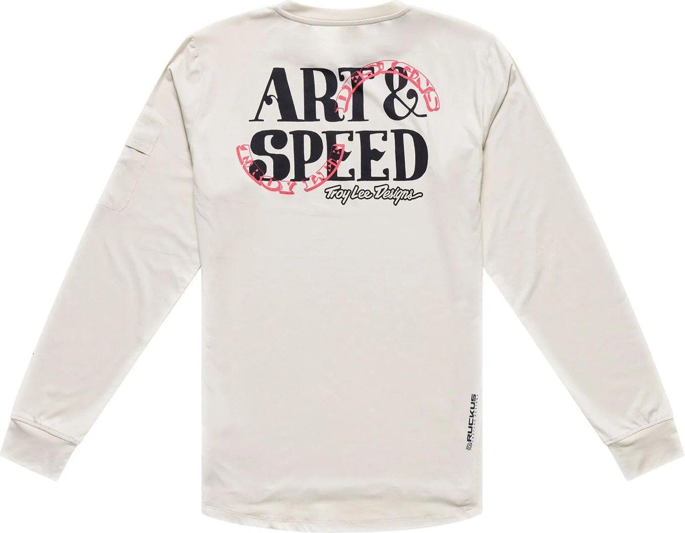 Troy Lee Designs Ruckus Ride-shirt met lange mouwen, grijs 2/7