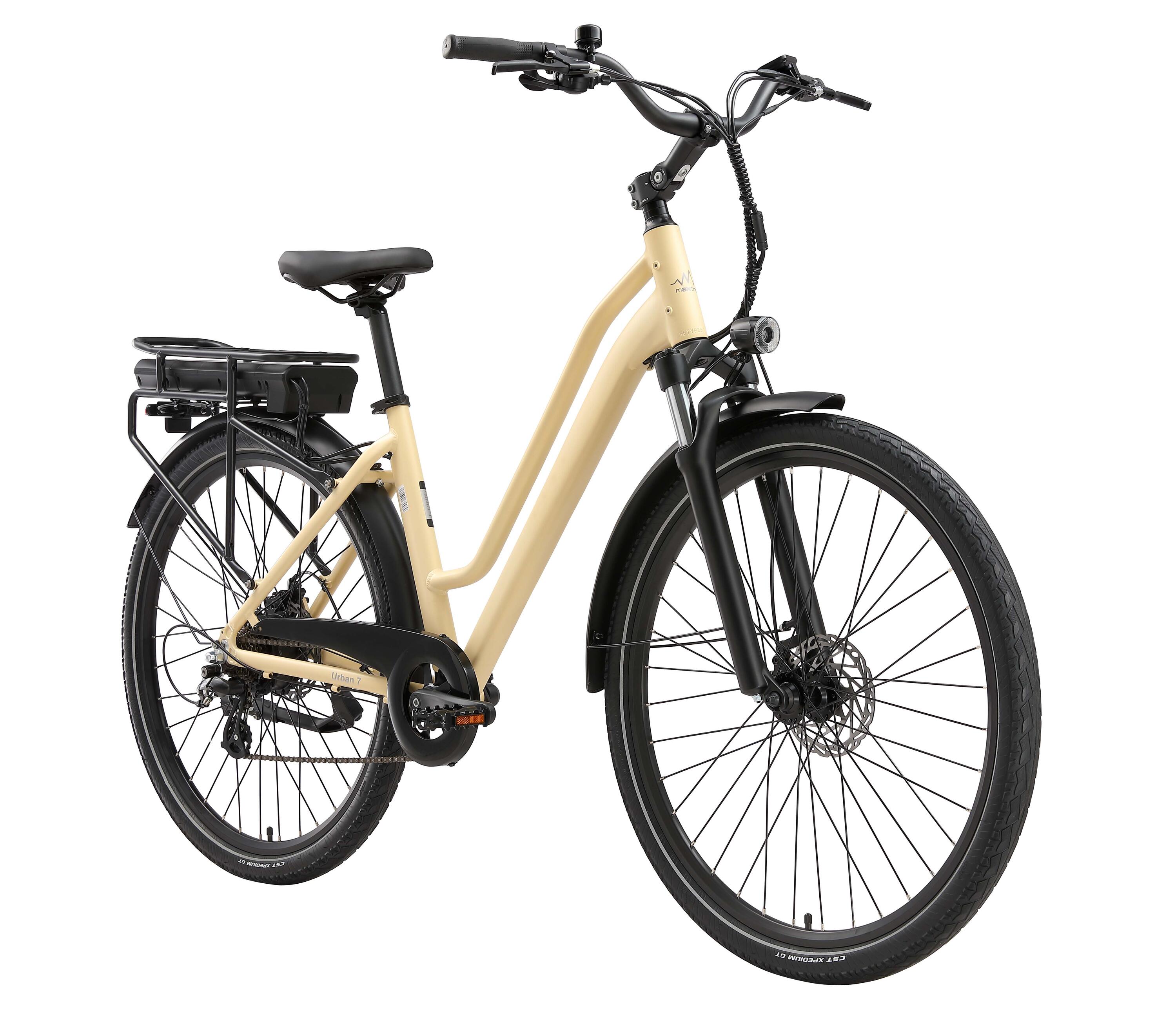 Urban 7 E-Bike 250W 70km Reichweite Shimano 7-Gang Citybike 4/4
