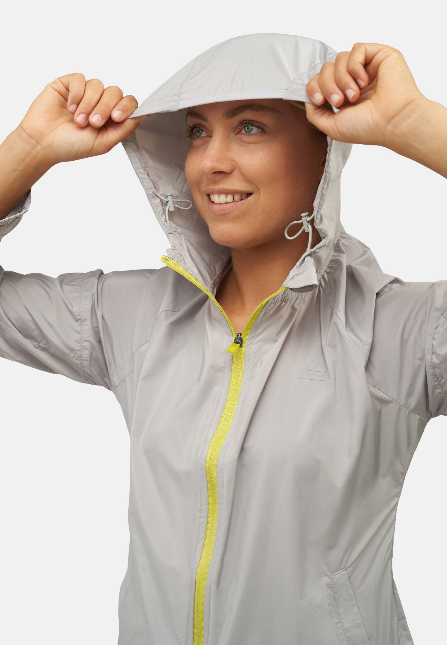 Dames Reflecterende Hardloopjas Lichtgewicht Opvouwbare Windbreaker met Capuchon 3/3