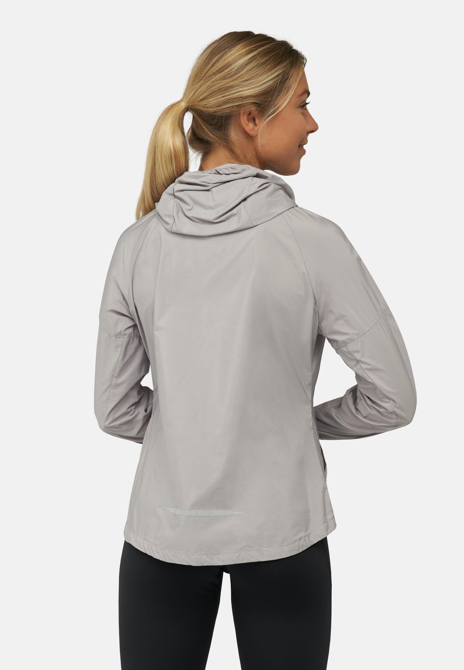 Dames Reflecterende Hardloopjas Lichtgewicht Opvouwbare Windbreaker met Capuchon 2/3