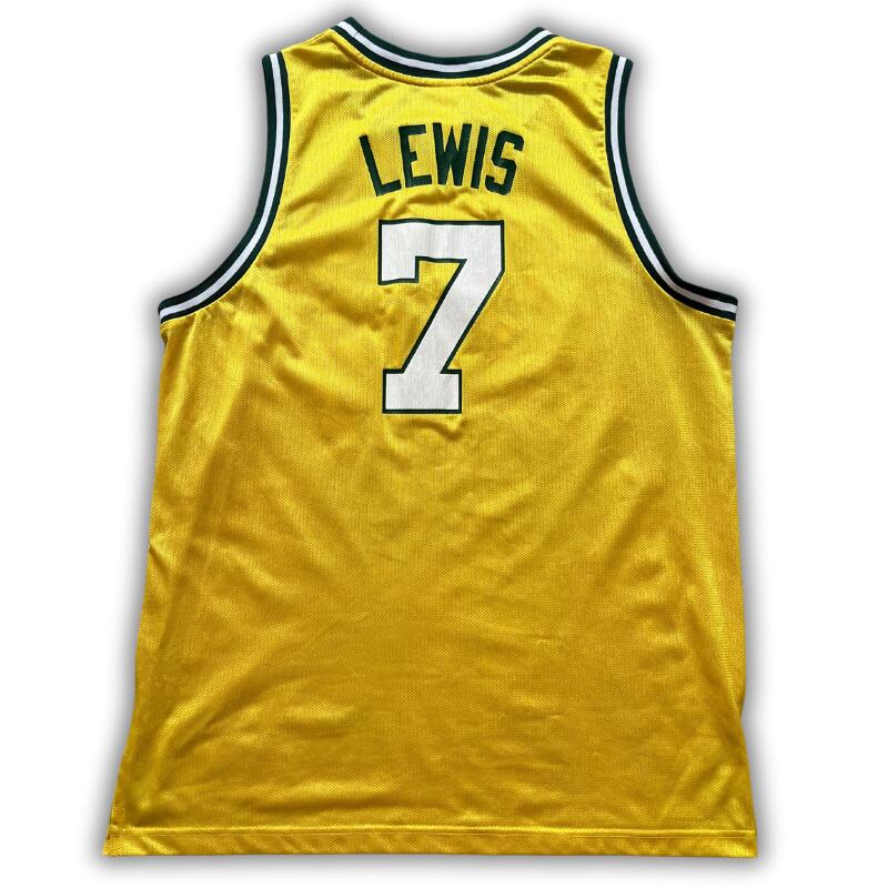 Segunda vida - Camisola NBA Seattle Supersonics 2004 Lewis - Como novo 2/2