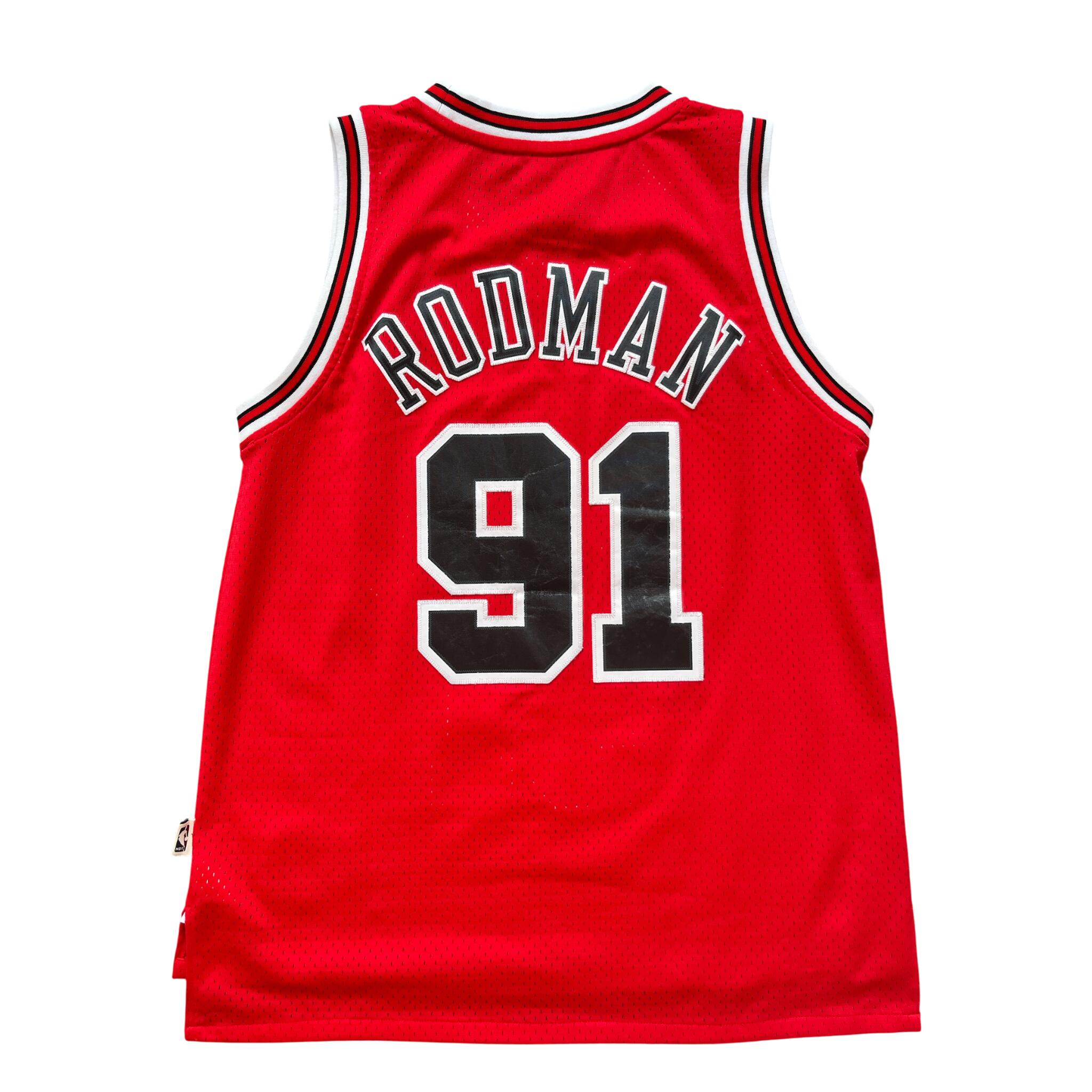Segunda vida - Camisola NBA Chicago Bulls 1995/1998 Rodman - Como novo 2/2