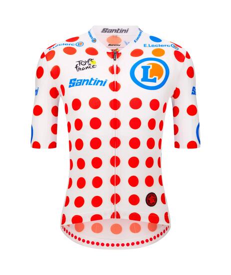 Santini Tour de France Maglia Pois Uomo