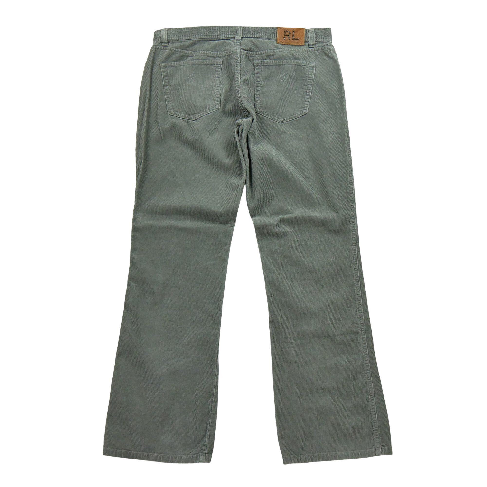 Jeans de pana para mujer en gris 2/7