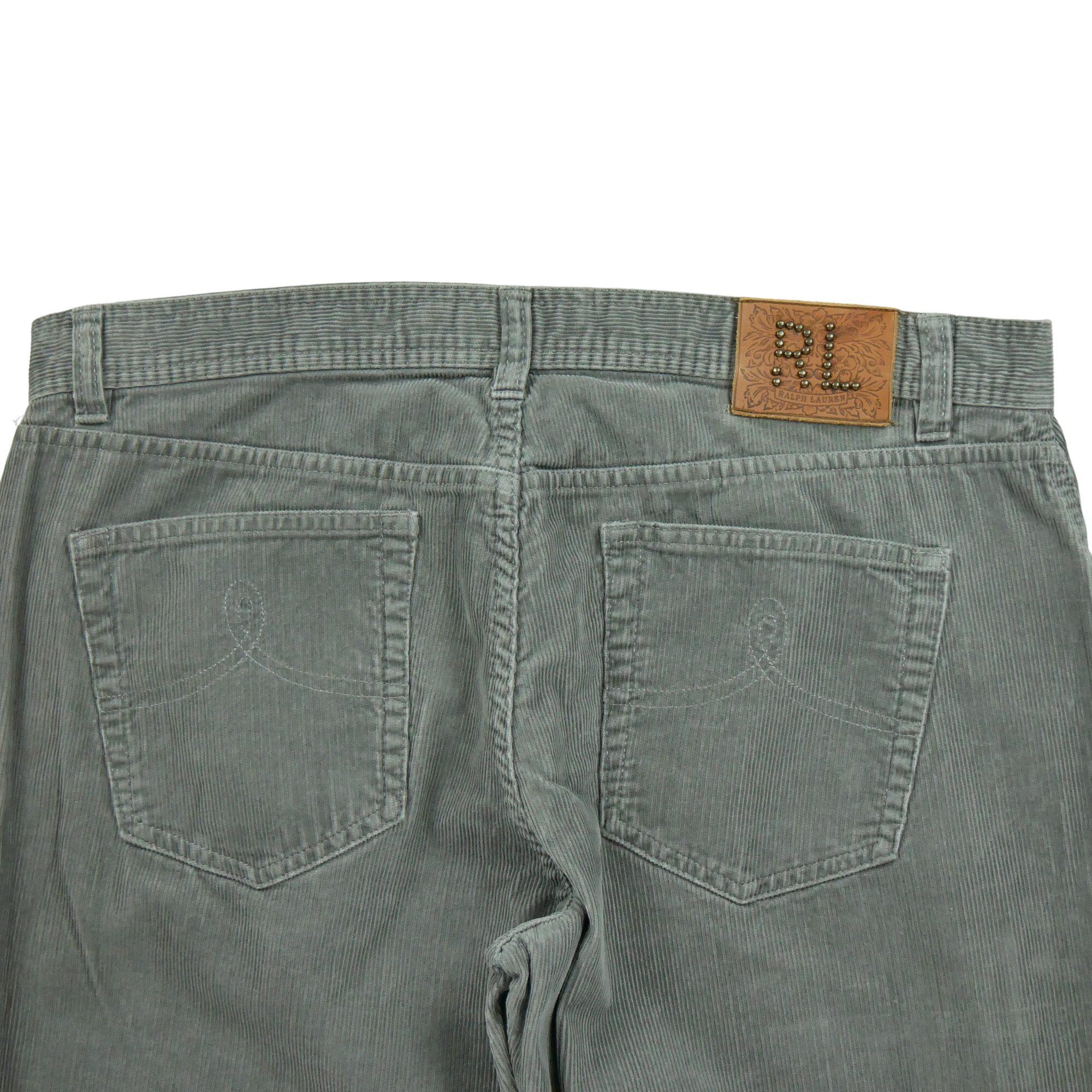Jeans de pana para mujer en gris 4/7