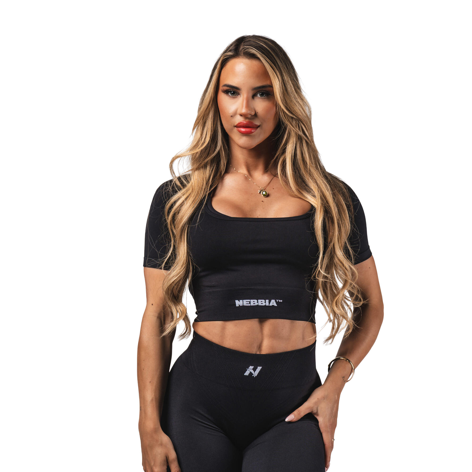 Top treningowy damski NEBBIA Flow Seamless 2/2