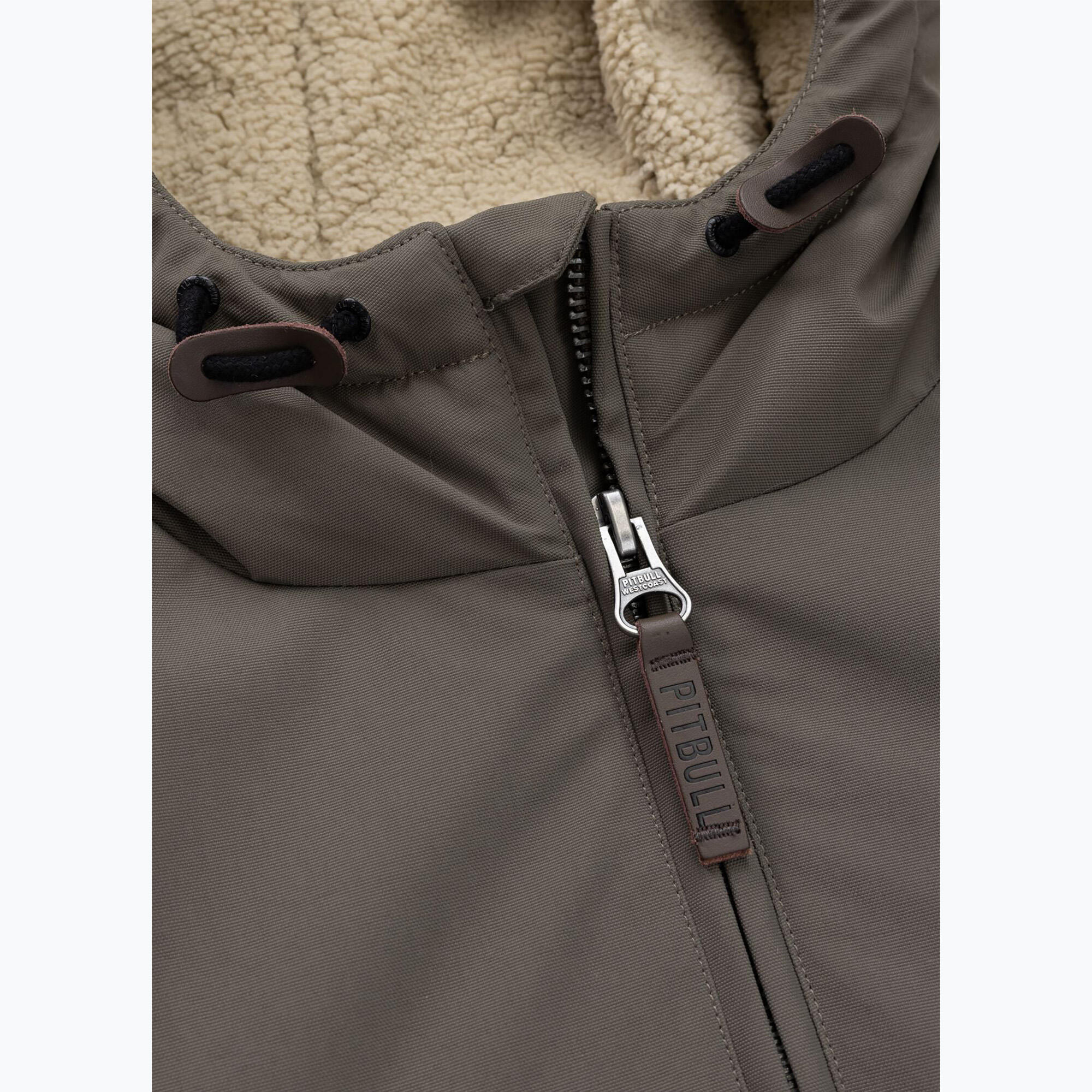 Kurtka zimowa męska Pitbull Elkwood 3 Sherpa Hooded 7/7