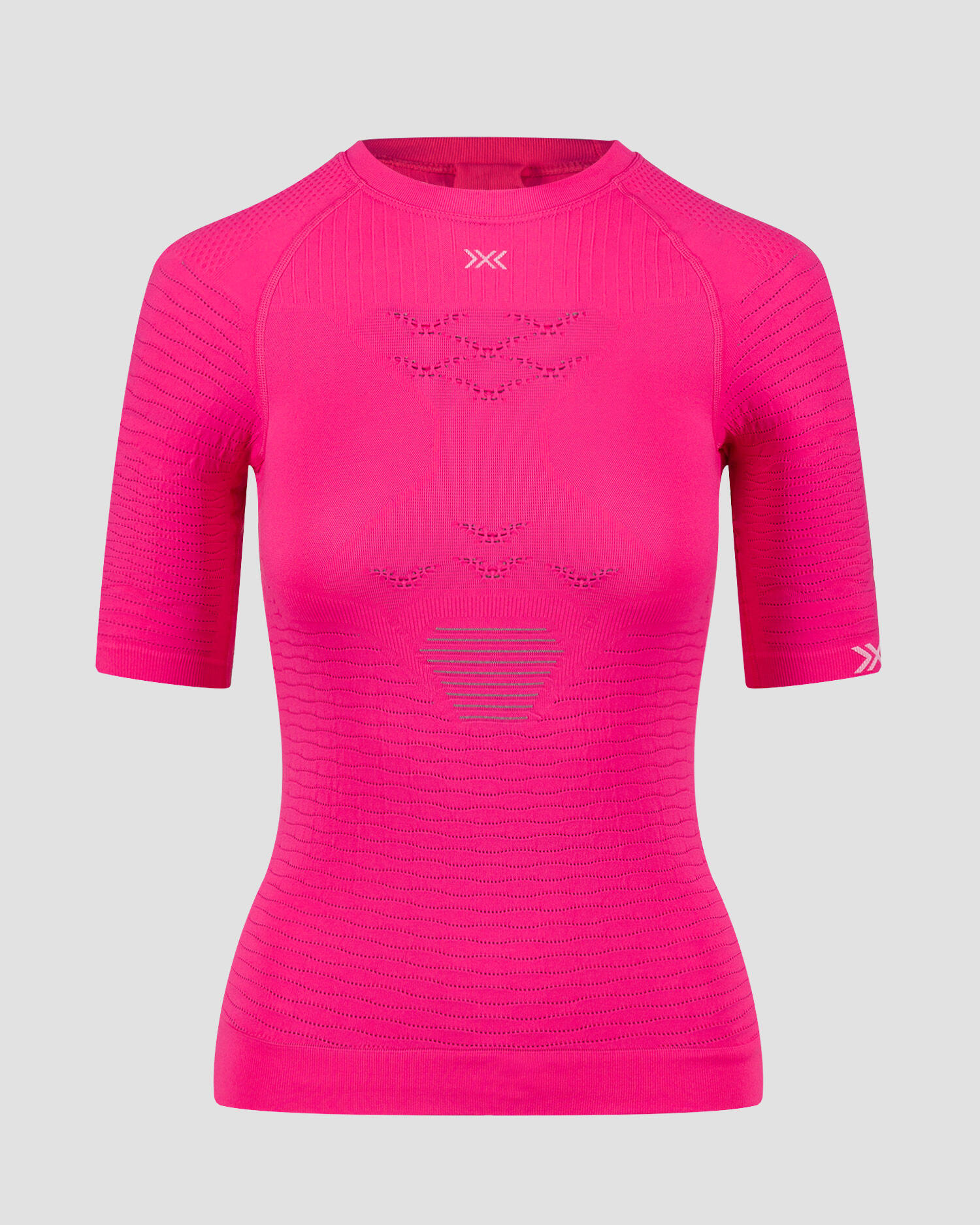 Koszulka biegowa damska X-Bionic Effektor Shirt różowa 1/1