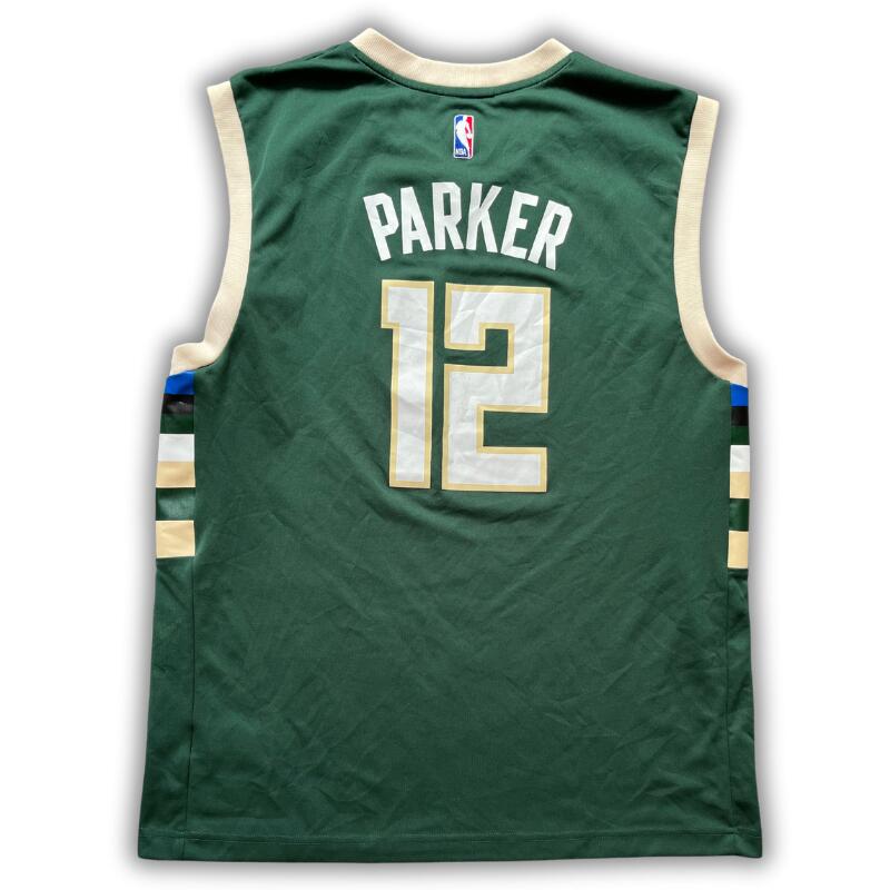 Segunda vida - Camisola NBA Milwaukee Bucks 2015/2017 Parker - Como novo 2/2