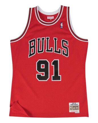 Reconditionné - Maillot NBA Chicago Bulls 1997/1998 Rodman - Excellent