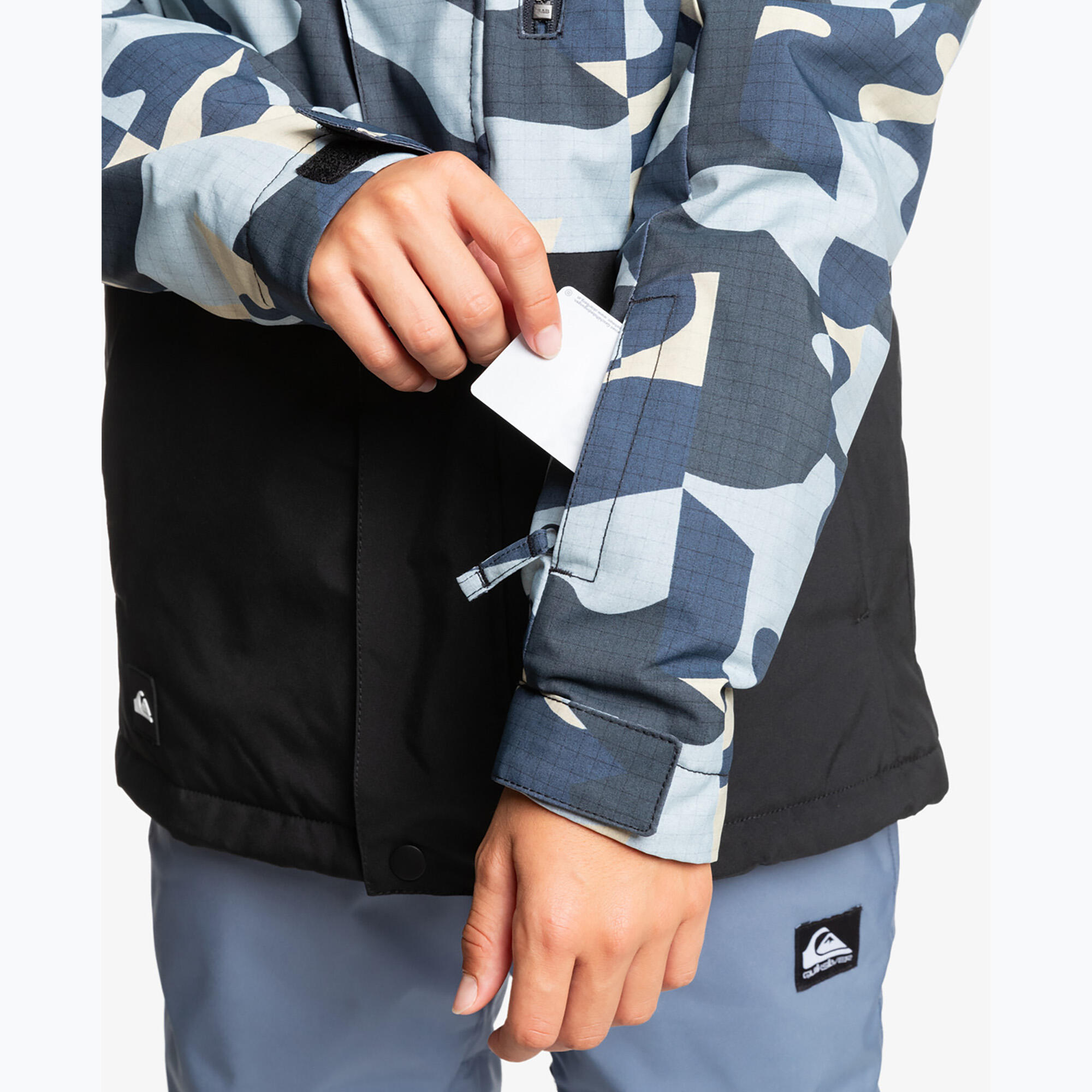 Kurtka snowboardowa dziecięca Quiksilver Mission Printed Block 6/7