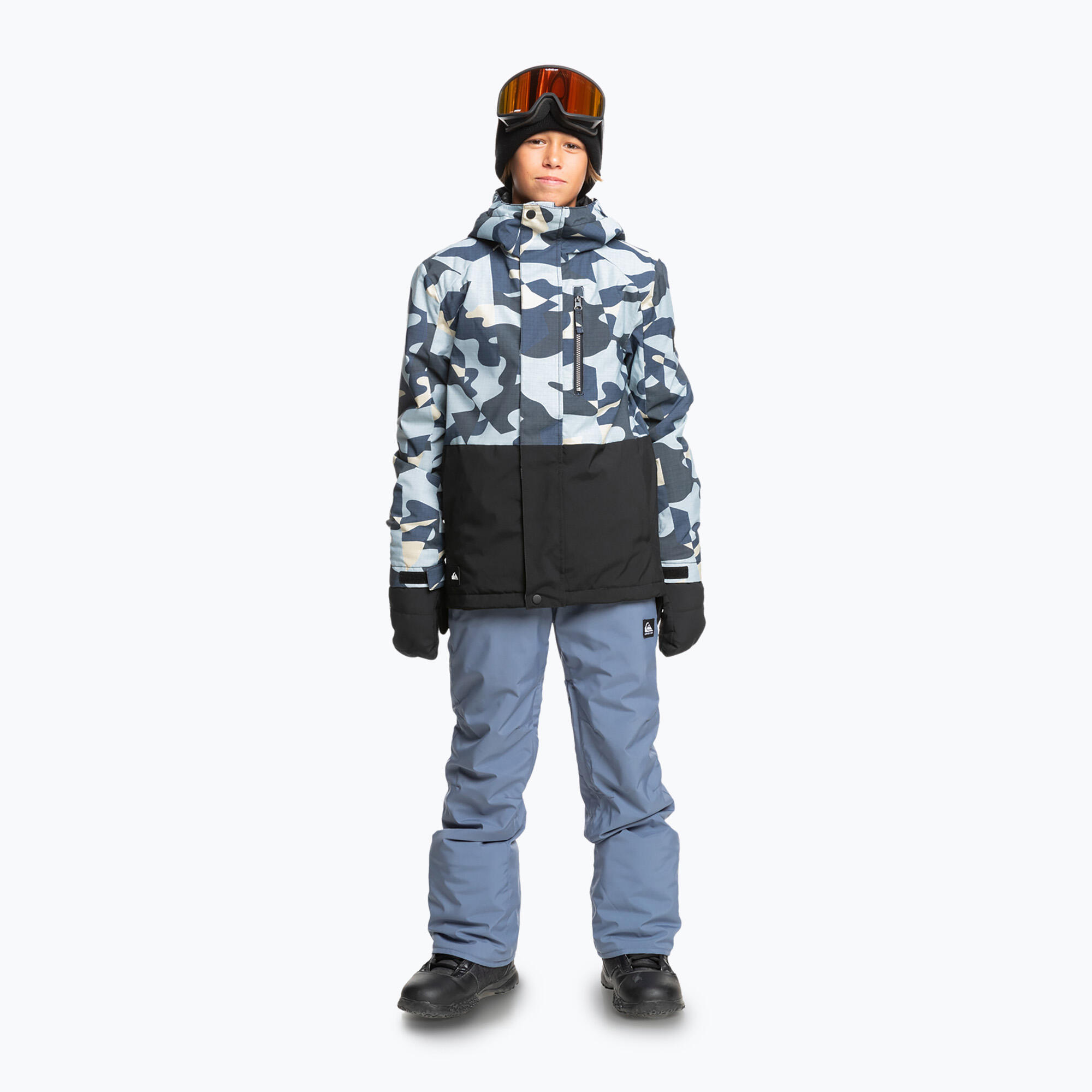 Kurtka snowboardowa dziecięca Quiksilver Mission Printed Block 2/7