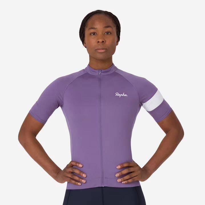 Kurzarm Trikot Women Rapha Core Lila 3/6