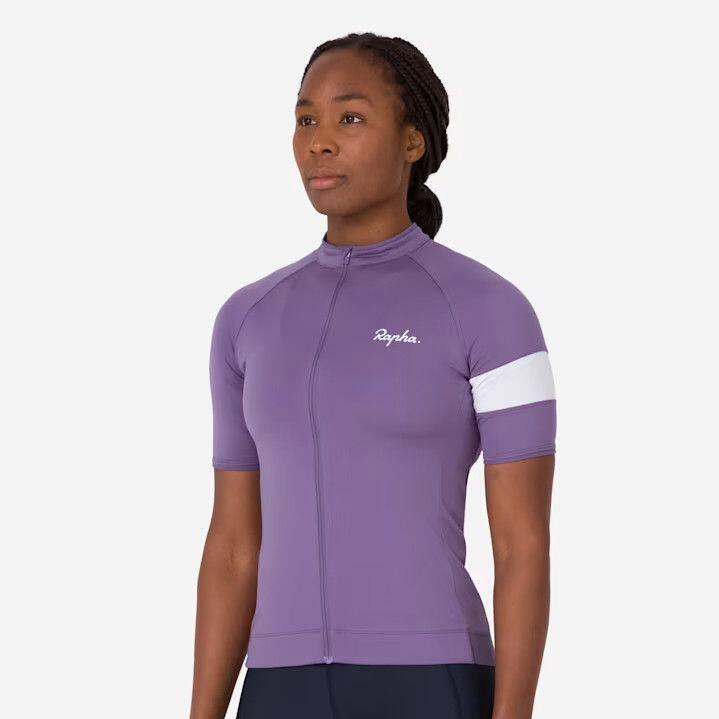 Kurzarm Trikot Women Rapha Core Lila 4/6