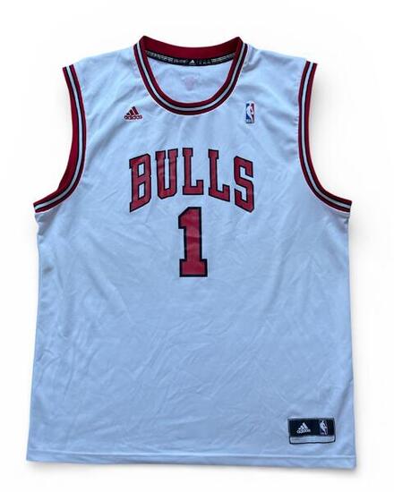 Reconditionné - Maillot NBA Chicago Bulls 2010/2014 Rose - Excellent