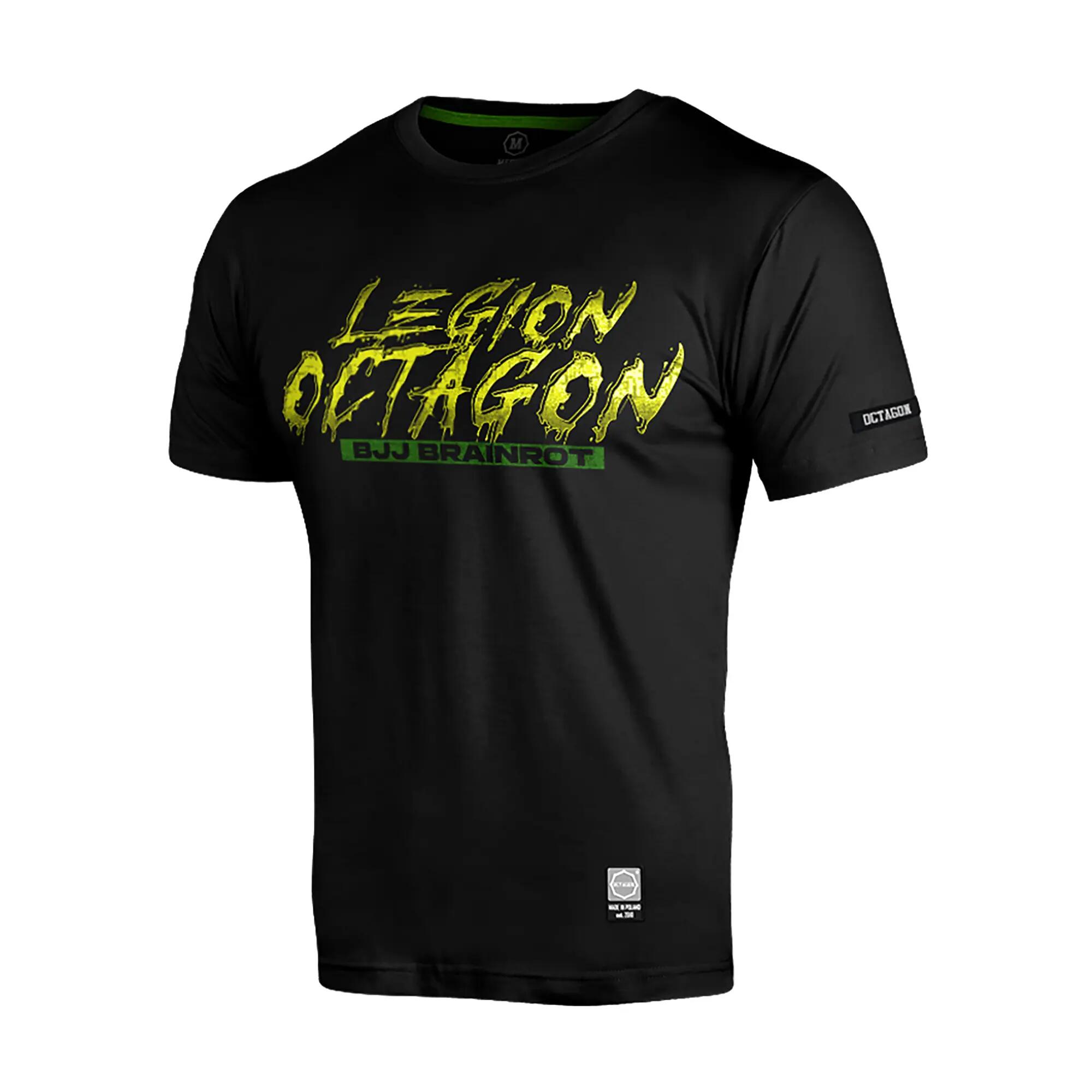 Heren T-shirt Octagon Legion Brainrot Braziliano Crocodano 3/3